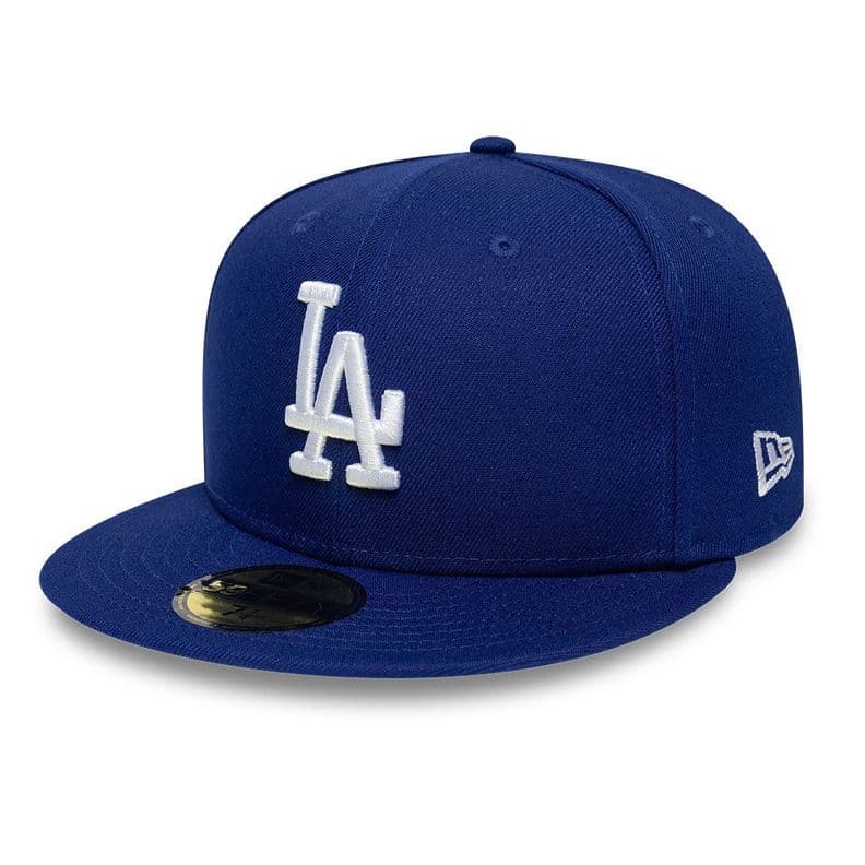 Gorra 59Fifty MLB Los Angeles Dodgers Side Patch Azul Marino - 60870091 7 1/2