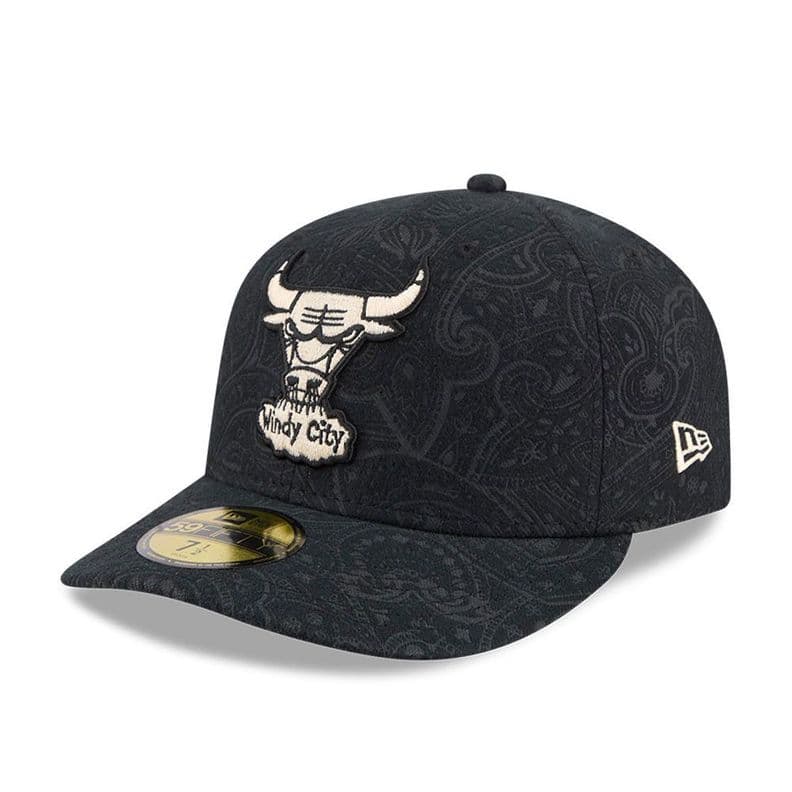 Gorra 59Fifty NBA Chicago Bulls Brushed Cotton Negro-60856477-712 7 5/8