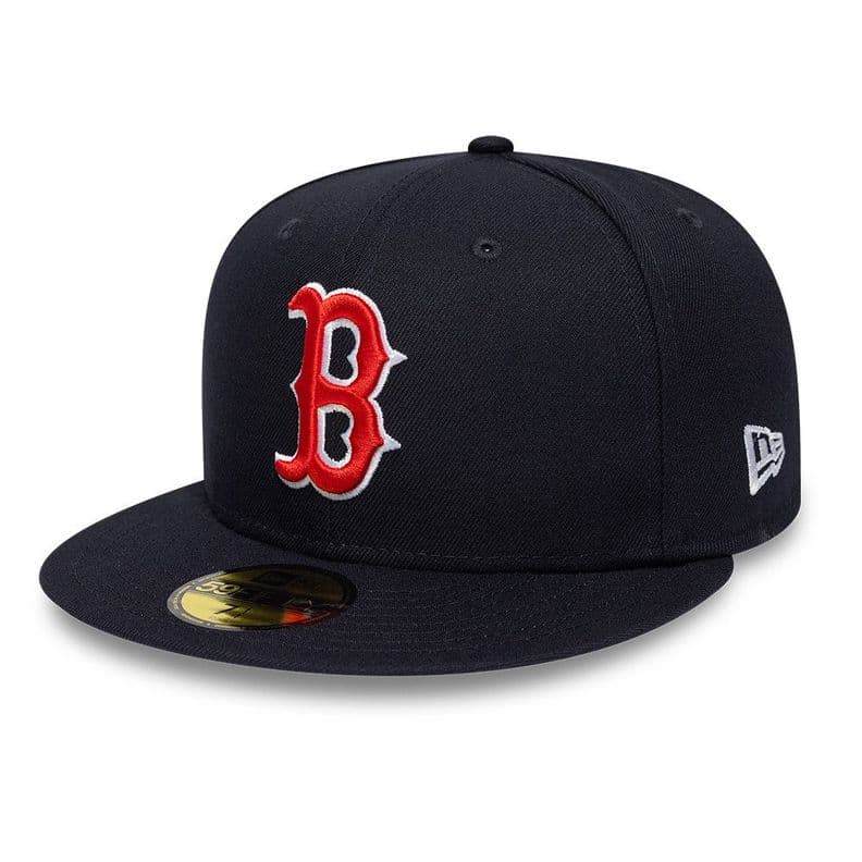 Gorra 59Fifty MLB Boston Red Sox Side Patch Azul Marino - 60870095 7 1/2