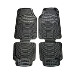 Alfombra Piso de Goma para auto Universal 4 piezas Xroad Negro