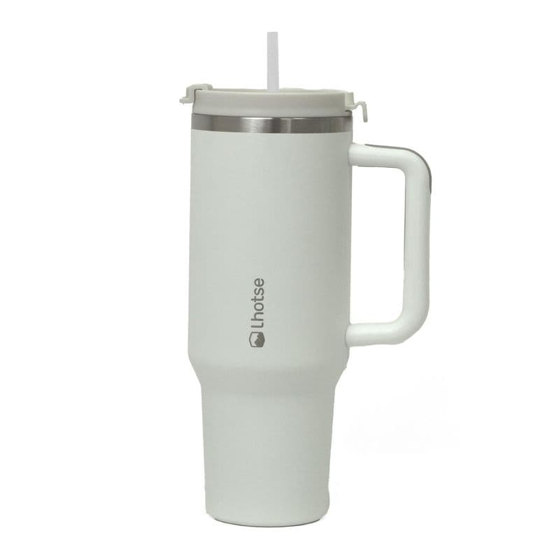 Vaso Termico Tumbler 1180ml Acero Inoxidable con Tapa Lhotse Crema
