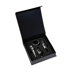 Kit De Vino 4 Piezas Lux Secret de Gourmet Negro