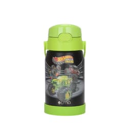 Botella Termica Ninos Hot Wheels Trucks 450ml Acero Inox UMA Verde