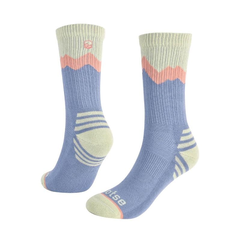 Calcetin Deportivo Corte Largo Trekking Andor Lhotse Celeste 35-38