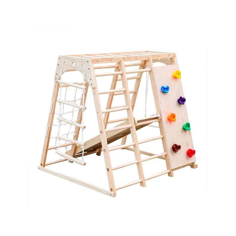 Gimnasio Infantil Juego Pikler Parque 8 en 1 Bandu Beige