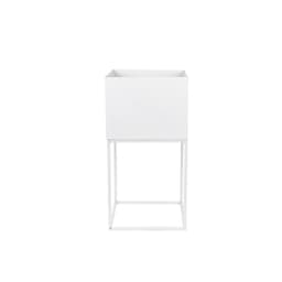 Macetero Metal Blanco 28X28X55 DAY