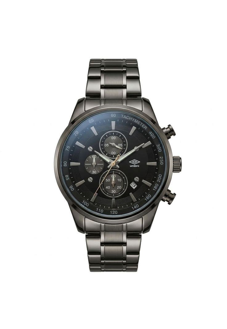 Reloj Analogo Hombre Umbro Plus Negro UMBP-1500-178