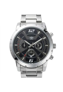Reloj Analogo Hombre Umbro Plus Plateado UMBP-1500-78