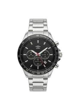 Reloj Analogo Hombre Umbro Plus Plateado UMBP-1500-157