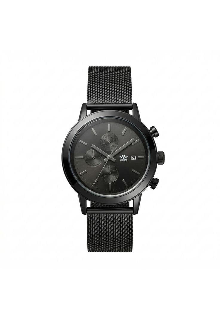 Reloj Analogo Hombre Umbro Plus Negro UMBP-1500-197