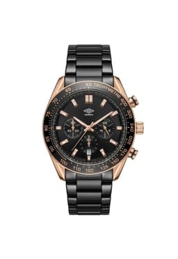 Reloj Analogo Hombre Umbro Plus Negro UMBP-1500-117