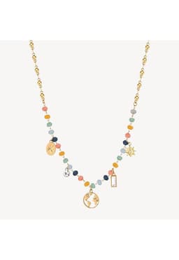 Collar Brosway BHKN083 Multicolor Mujer Magenta