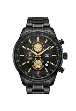 Reloj Analogo Hombre Umbro Plus Negro UMBP-1500-177