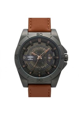Reloj Analogo Hombre Umbro Plus Cafe UMBP-1500-190