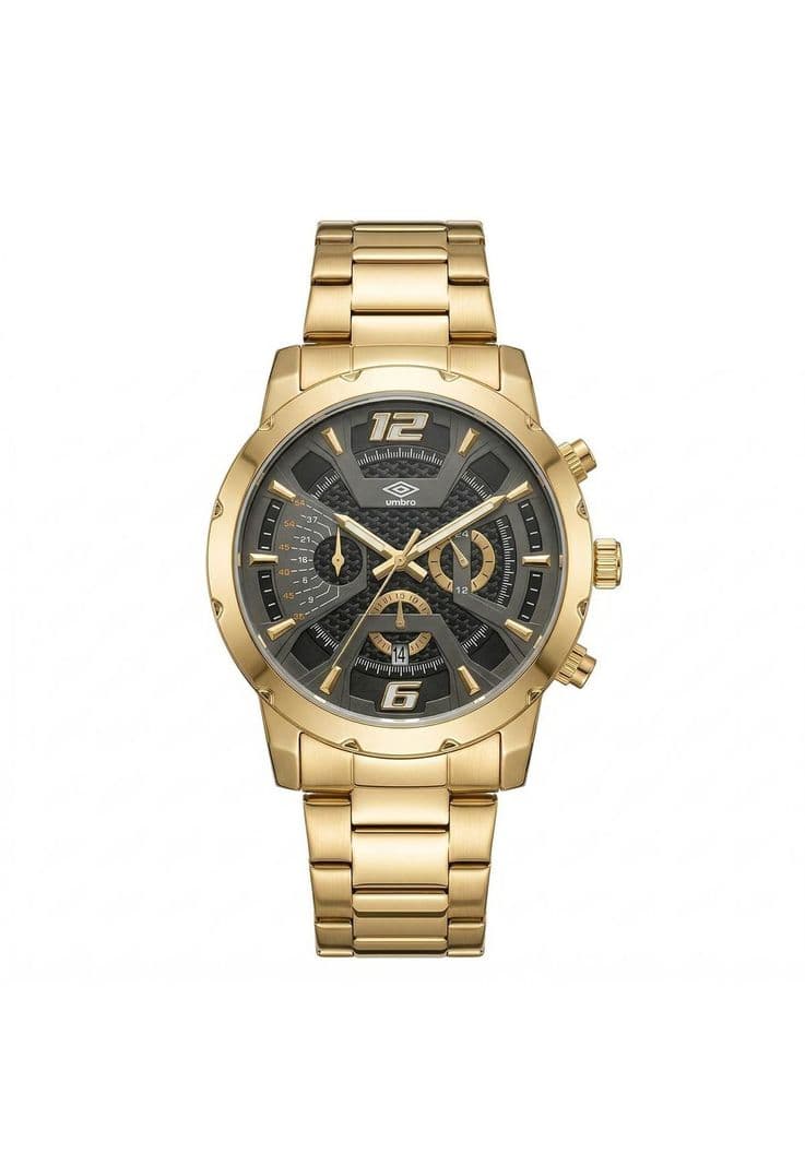 Reloj Analogo Hombre Umbro Plus Dorado UMBP-1500-79