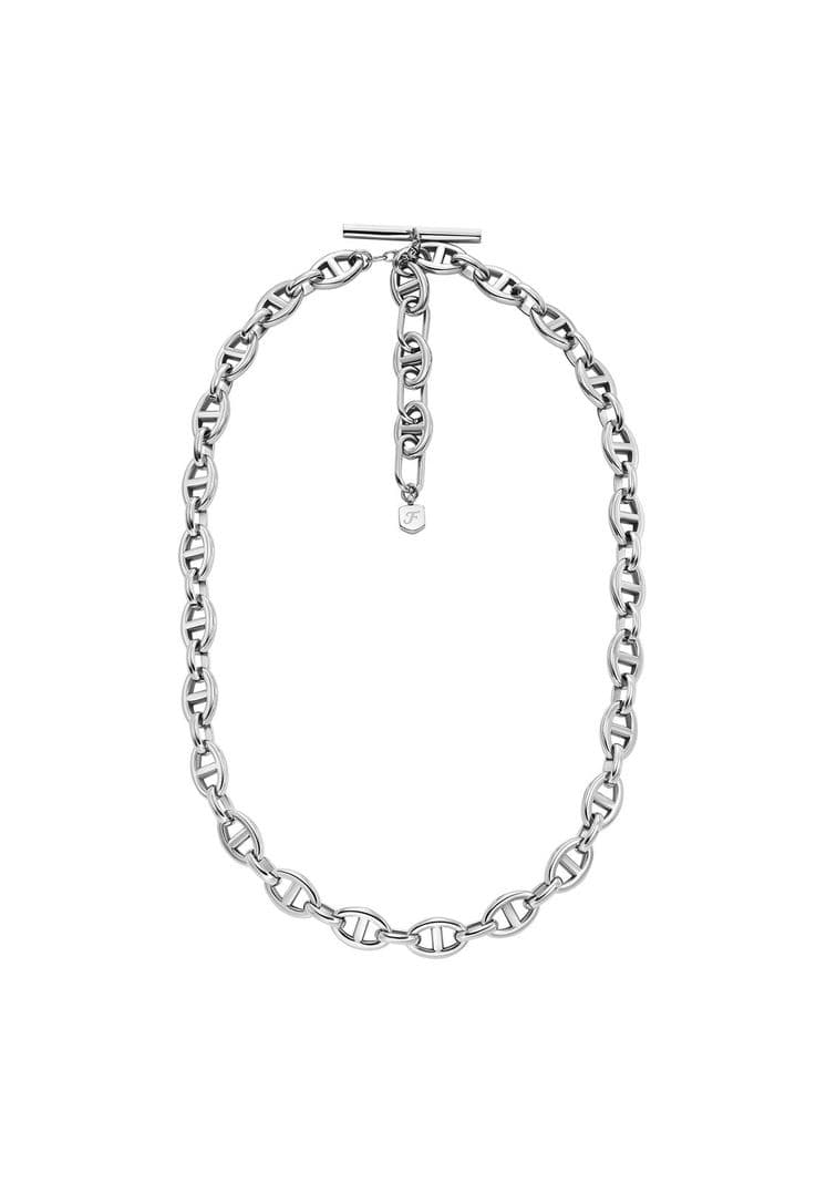 Collar Fossil JA7242040 Plateado Mujer Plata