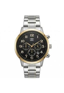 Reloj Analogo Hombre Umbro Plus Plateado UMBP-1500-167