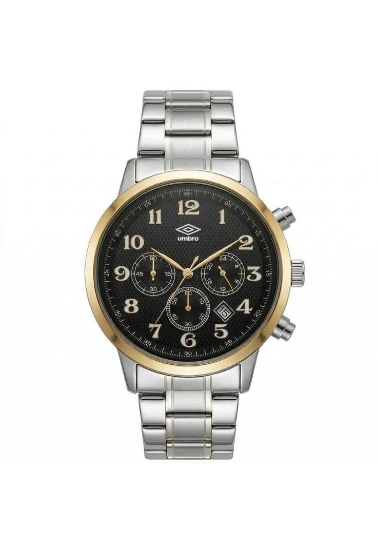 Reloj Analogo Hombre Umbro Plus Plateado UMBP-1500-167