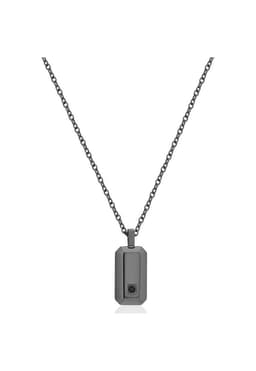 Collar Brosway Plomo Hombre BGF02 Plata