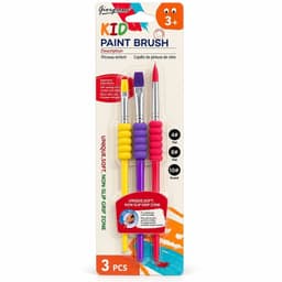 Set 3 Pinceles Infantiles Giorgione Mango Ergonomico 3+