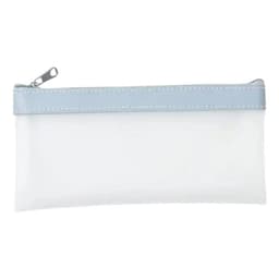 Estuche Para Lapices Transparente Modelo Nordico Celeste