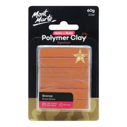 Arcilla Polimerica Mont Marte Para Modelar Y Hornear 60 G Bronce Set