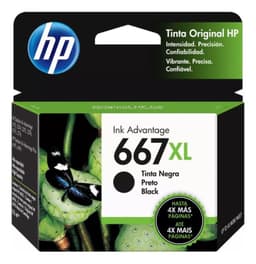 Cartucho de Tinta hp 667XL Negro Original