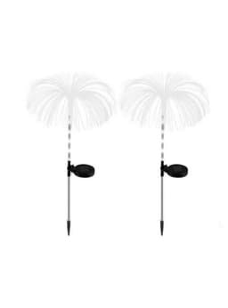 Pack 2 Estacas Solares Medusa Led RGB Decoracion Jardin Calido