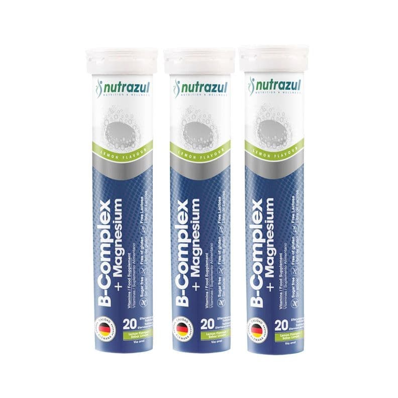 Magnesio 300 mg + B-Complex - Pack 3 Unidades Azul