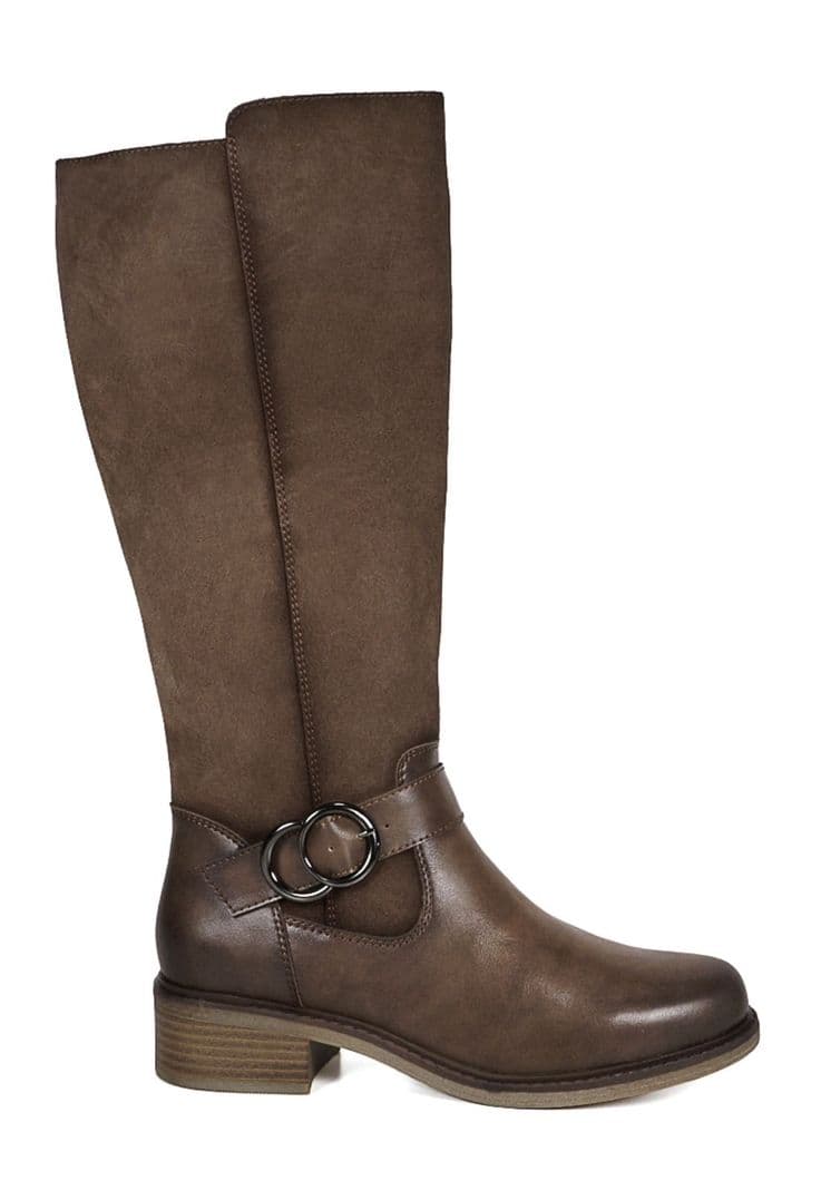 Bota Cuero Diane Cafe 36