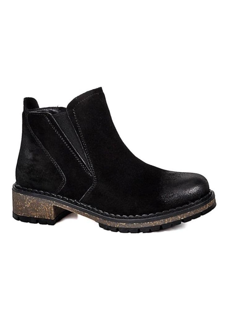 Botin Cuero Reno Reyk Negro 35