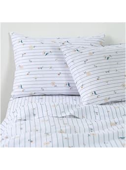 Sabanas 1.5 Plazas Af Cannon 144 Hilos Blanco Invierno