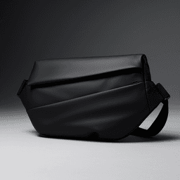 Banano Bandolera Impermeable Antirrobo Broche TriPode/Botella Negro