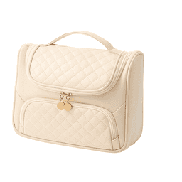 Neceser Grande De Viaje Maquillaje Y Cosmeticos Impermeable Blanco