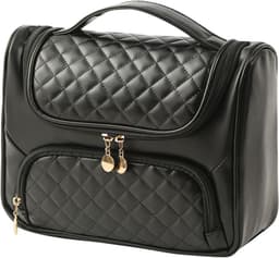 Neceser Grande De Viaje Maquillaje Y Cosmeticos Impermeable Negro