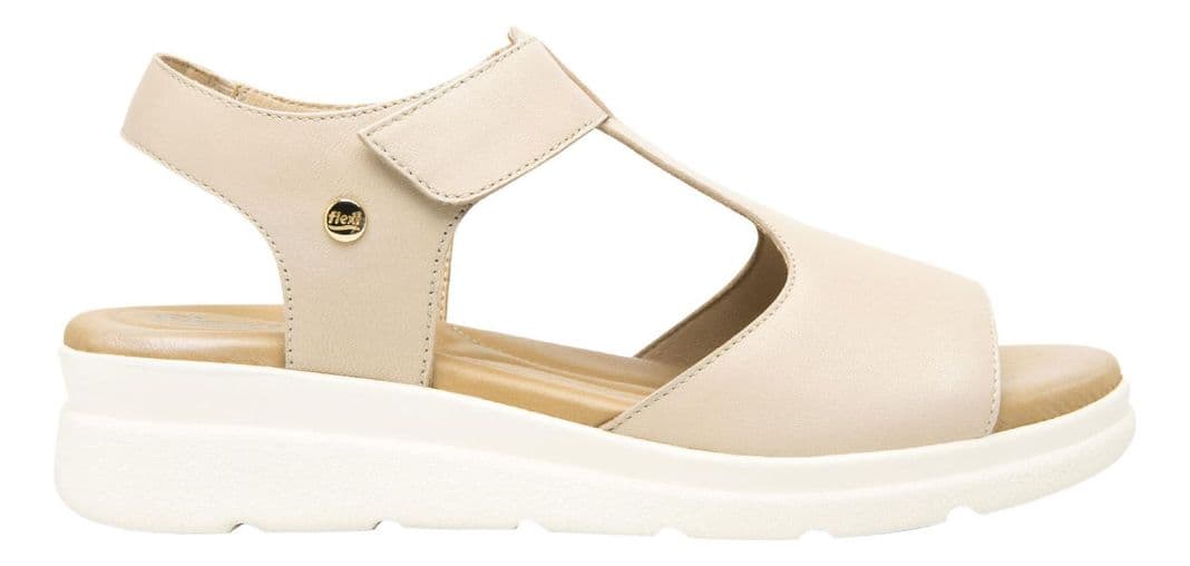 Sandalia Flexi Mujer Dariana 124202beige Crema 35