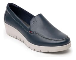 Zapato Mujer Cuero Cataleya Azul Flexi 38