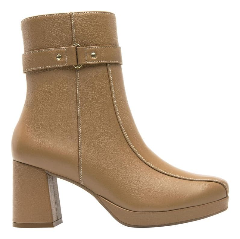 Botin Mujer Mackenzie 127203camel Beige 38