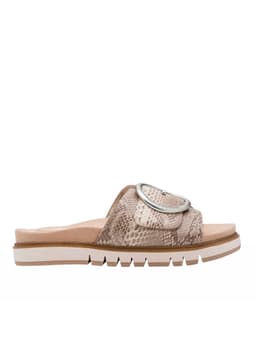 Sandalia Mujer 87106-42 Serpiente Beige 36