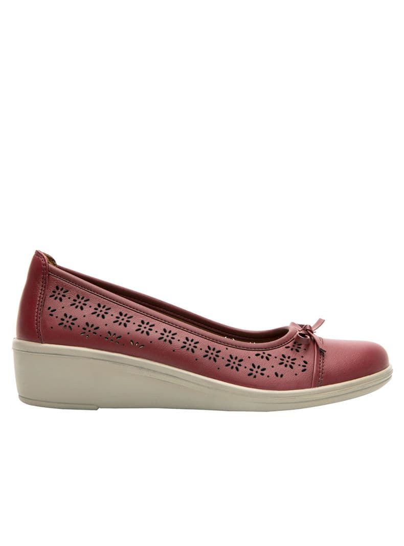 Zapato Mujer Castana 45608rojo Rojo 35