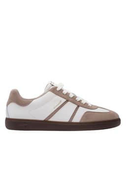 Zapatilla Mujer 23624-43 Blanca Gris Blanco 38.5