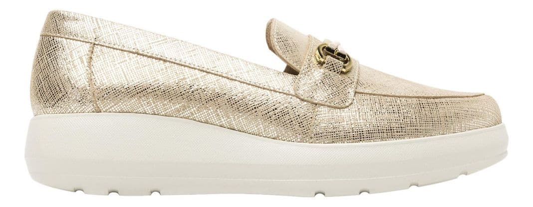 Mocasin Mujer Edith 126706 Dorada Dorado 39