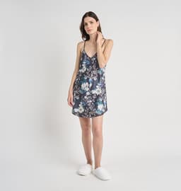 MINI MUJER BARBIZON CAMI CHARCOAL ESTAMPADO Gris S