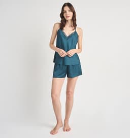 PIJAMA MUJER BARBIZON LORE LACE VERDE L