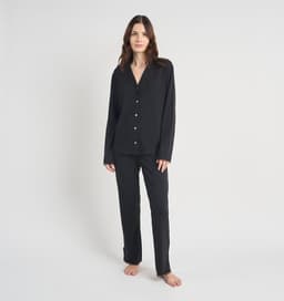 PIJAMA MUJER BARBIZON ROSE NEGRO S