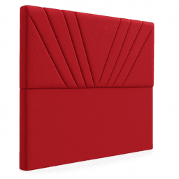 Respaldo De Cama 2 Plazas Siena Rojo