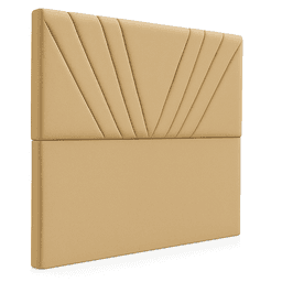 Respaldo De Cama 2 Plazas Siena Beige