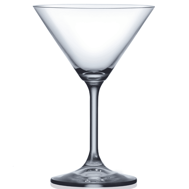 SET 6 COPAS MARTINI LARA BOHEMIA Transparente
