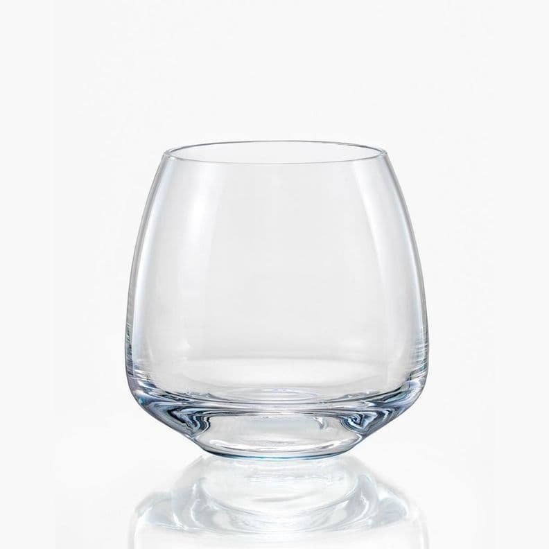 SET 6 VASOS CORTOS GISELLE Transparente
