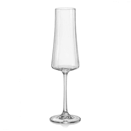 BOHEMIA SET 6 COPAS CHAMPAGNE XTRA 210 ML Transparente